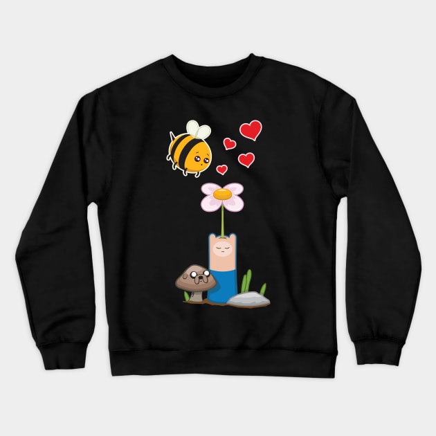 Bee in love Crewneck Sweatshirt by EnriqueV242